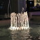 プリンのカタチの噴水♪