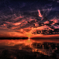 サロマ湖夕景