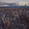 難波の夕景
