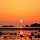 夕日