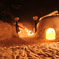 Hot spring in snow country...