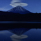 富士山と雲