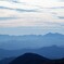 霞む山並み