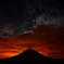羊蹄山の夜