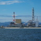 海上から望む勿来発電所