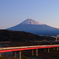 夜明けの富士山