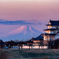 城と富士山②