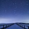 北斗七星と一本道