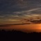 大山から見る夕日