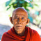 Old Monk at Mrauk-U in Myanmar