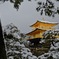 雪の金閣寺