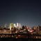 病院駐車場からの夜景