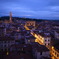 フィレンツェ　夕暮れの街