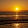 湘南海岸の夕日