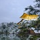 雪の金閣寺