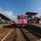 一畑電車 川跡駅にて (しまねっこ号 他)