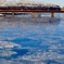 鉄橋を滑るSL冬の湿原号