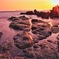 竹島の夕景
