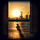 The sunset