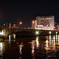 夜の萬代橋
