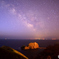 夜明け前の天の川