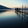 支笏湖の夜明け