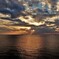 夕景の光模様