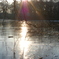 Frozen pond