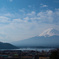 朝の富士山