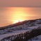 オホーツクの旅人　～朝焼けの海岸散歩～