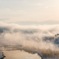 朝焼けと雲海