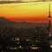 スカイツリー＆富士山＆夕暮れ