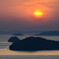 日没と島影