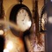 フラワーカフェ のアンティークな時計