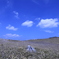 四国カルストの青空
