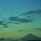 夕暮れの富士