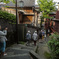 主計町茶屋街の坂で