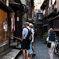 主計町茶屋街の路地裏で