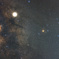 さそり座と木星と天の川