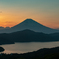 富士山と芦ノ湖