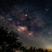 天の川　星景