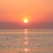 新緑の夕日3　双海