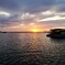 東京湾・・五月・・夕陽と番屋