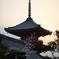 都の夕暮れ