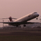 JAL MD-90　出雲空港を飛び立つ