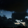 夕暮れ雨雲サテライト