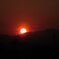 八王子から見た夕日