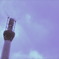 天空、ぽつん