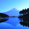 田貫湖からの富士山