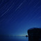 星空と岬